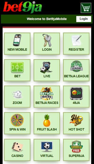 <b>Bet9ja</b> <b>Mobile</b> Site <b>Bet9ja</b> <b>Mobile</b> have two version, they have <b>Bet9ja</b> new <b>mobile</b> and also <b>Bet9ja</b> <b>old</b> <b>mobile</b>. . Bet9ja old mobile